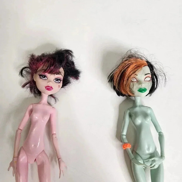 Monster High Doll Lot of 7 No Clothes Frankie Stein‎ Clawdeen Scarah Abbey Twyla - Picture 8 of 12